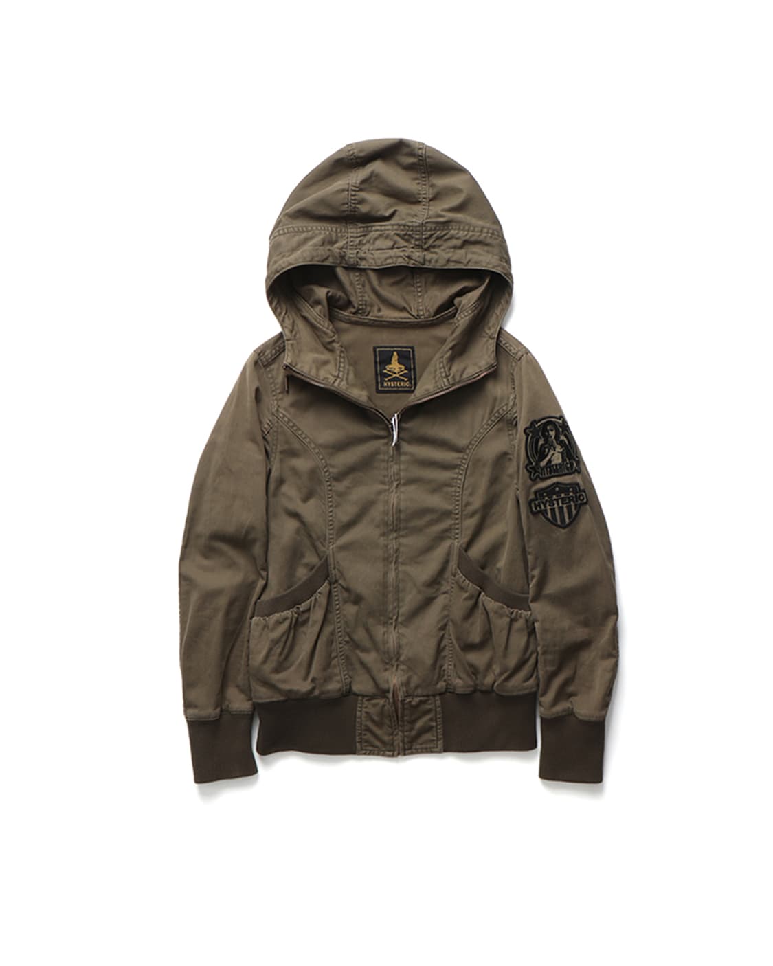 HYSTERIC GLAMOUR Military Patch Hoodie 상품이미지2