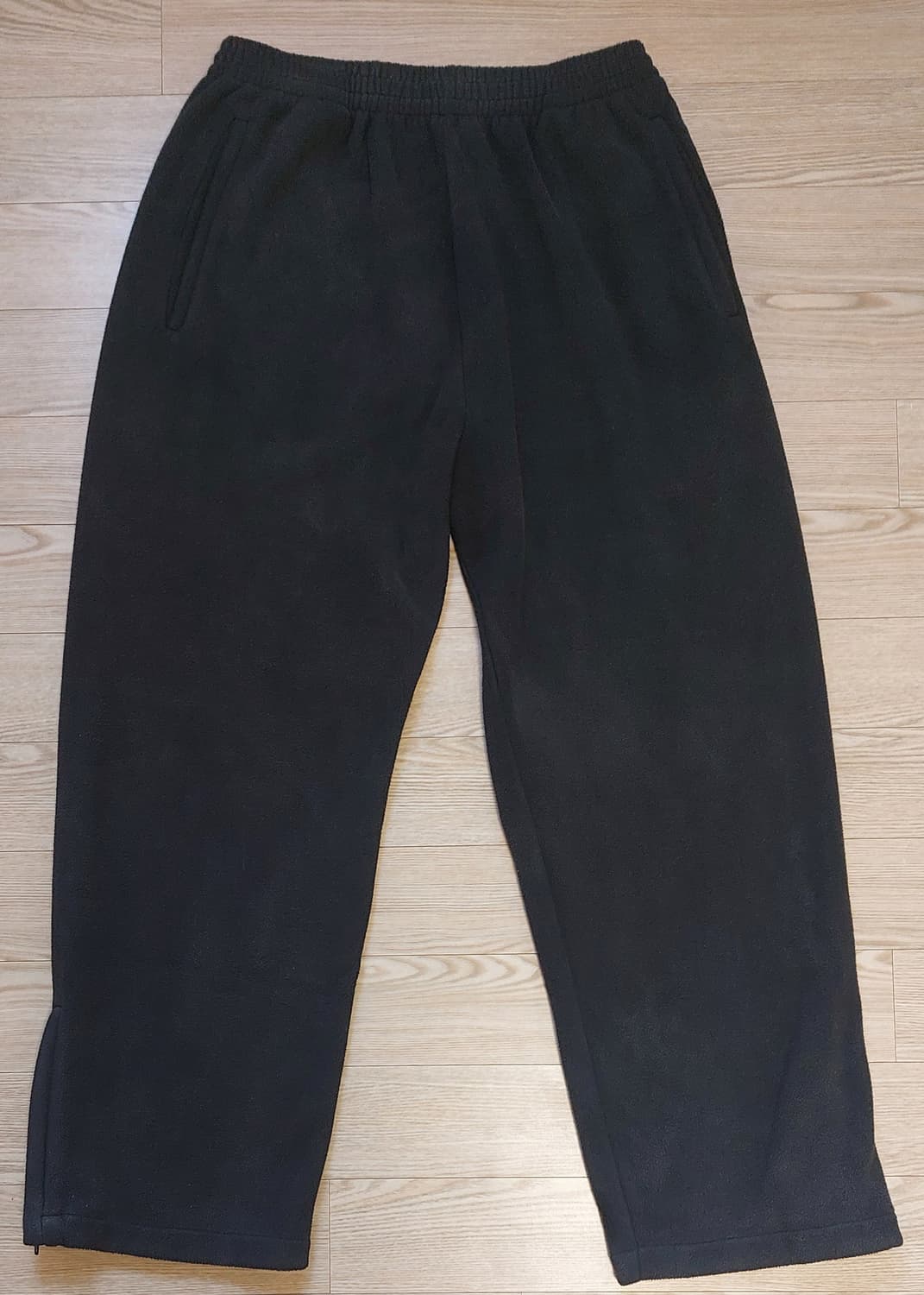 이지갭 폴라 플리스 조깅 팬츠 블랙 상품이미지2