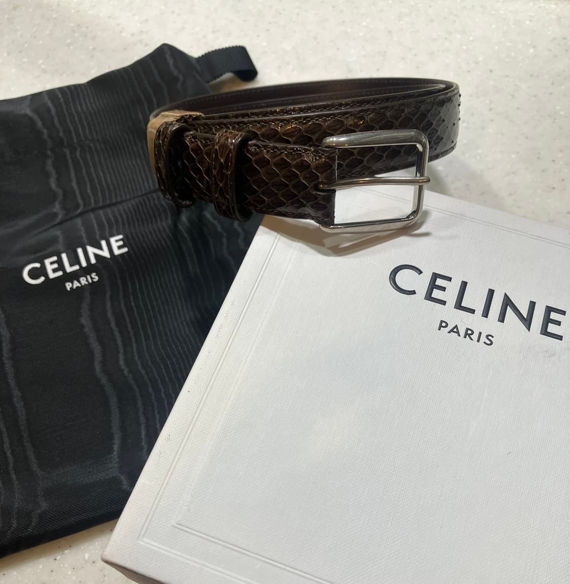 Celine 셀린 - 20시즌 Water Snake Belt 상품이미지4