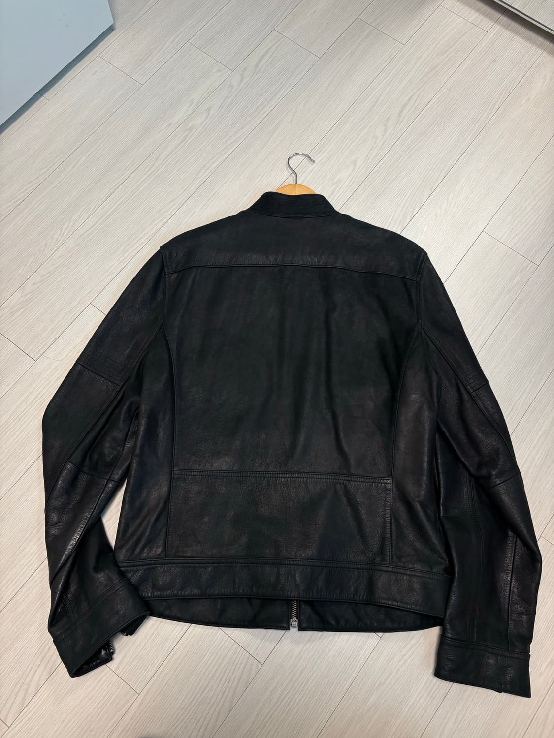 빈티지 싱글 레더 블루종 자켓 100사이즈 상품이미지2