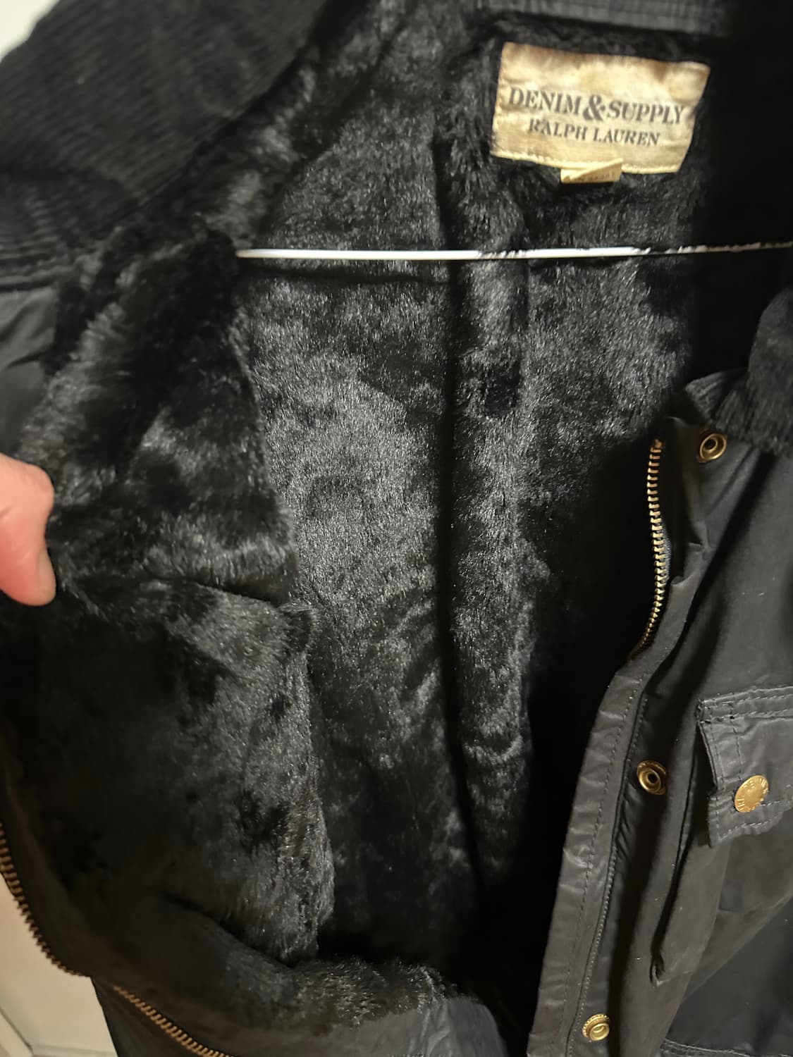 데님앤서플라이 랄프로렌 벨티드 필드 모토자켓 L 상품이미지7