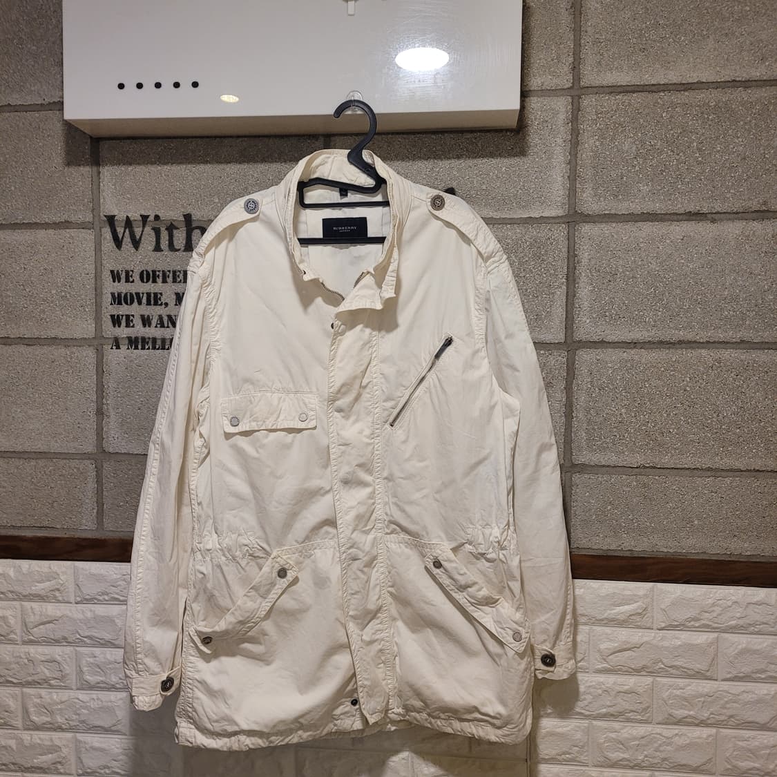 버버리 코튼 자켓 L  상품이미지1