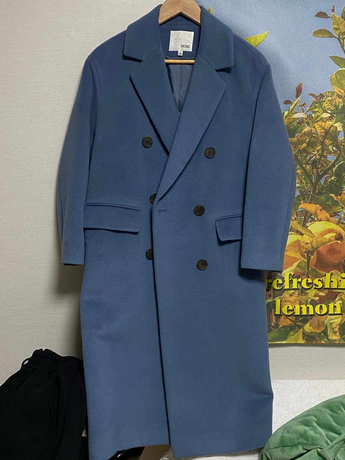 미쏘 더블코트 블루 상품이미지1