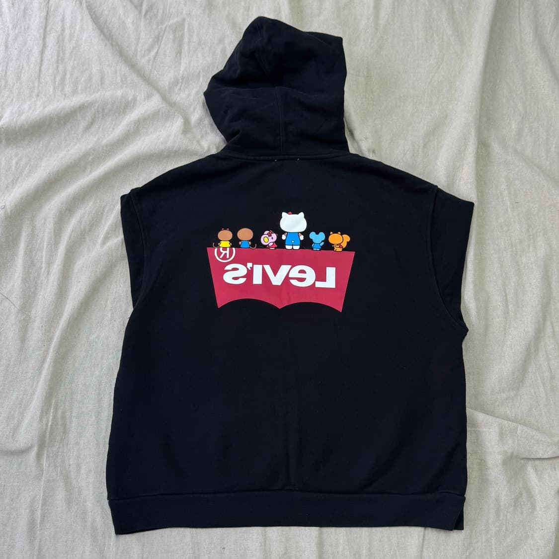 리바이스 x 헬로키티 빅로고 후드 S 상품이미지4