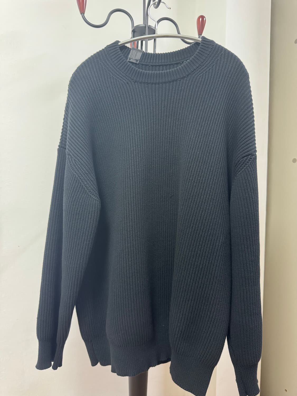 N.HOOLYWOOD CREWNECK KNIT BLACK 상품이미지5
