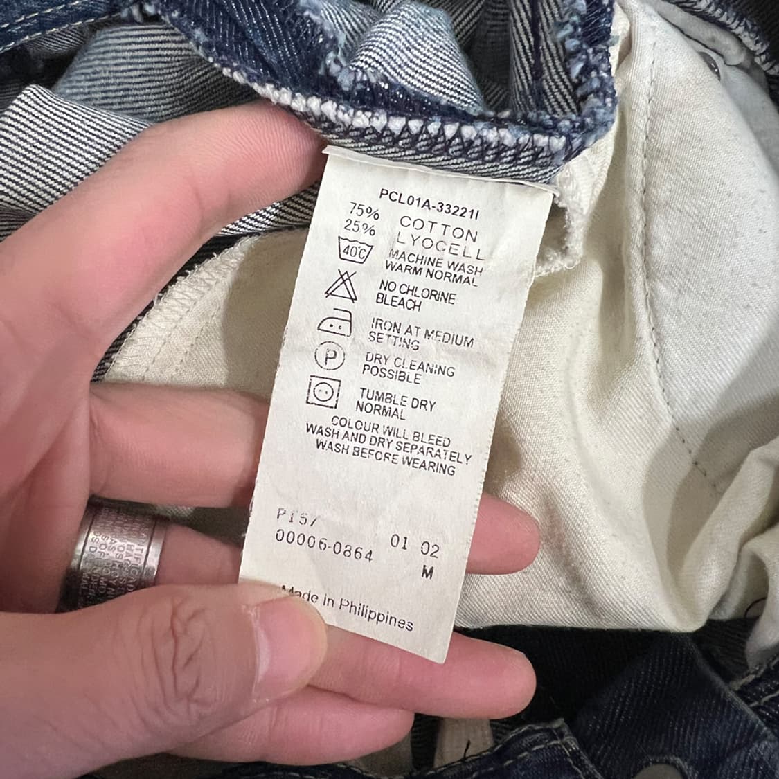 00s 리바이스 워싱 데님 롱 스커트 치마 95 상품이미지4