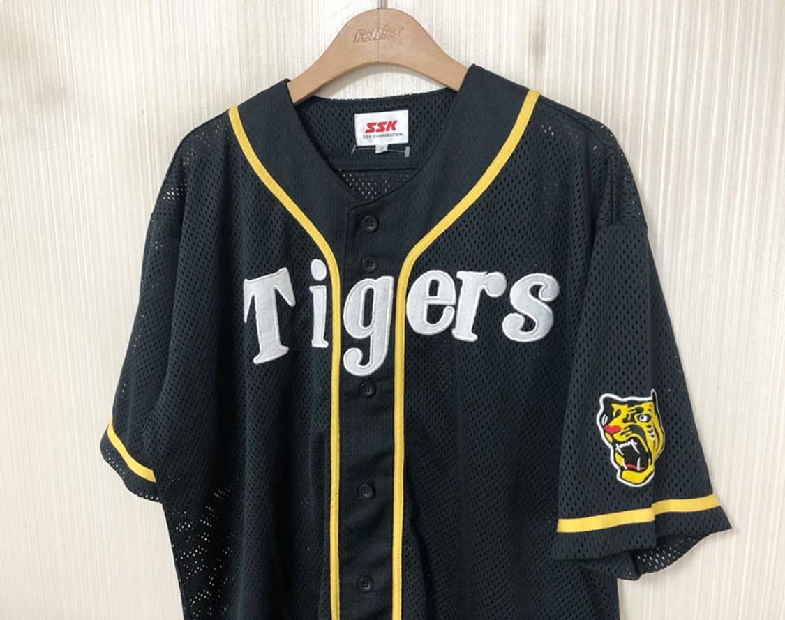 NPB SSK 한신타이거즈 블랙유니폼/져지 O(XL) 상품이미지6