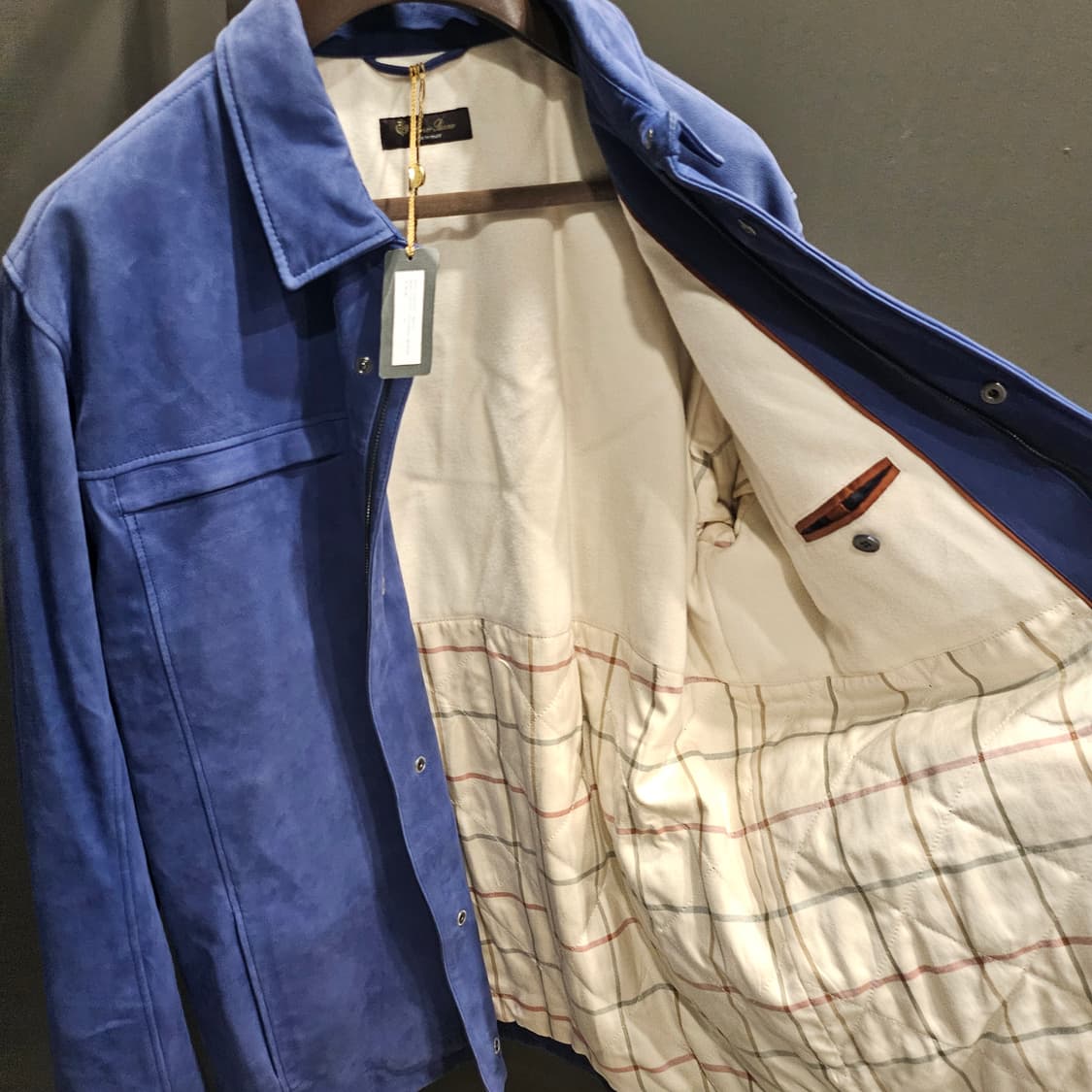 로로피아나 램스킨스웨이드 로어드 셔츠자켓 상품이미지4