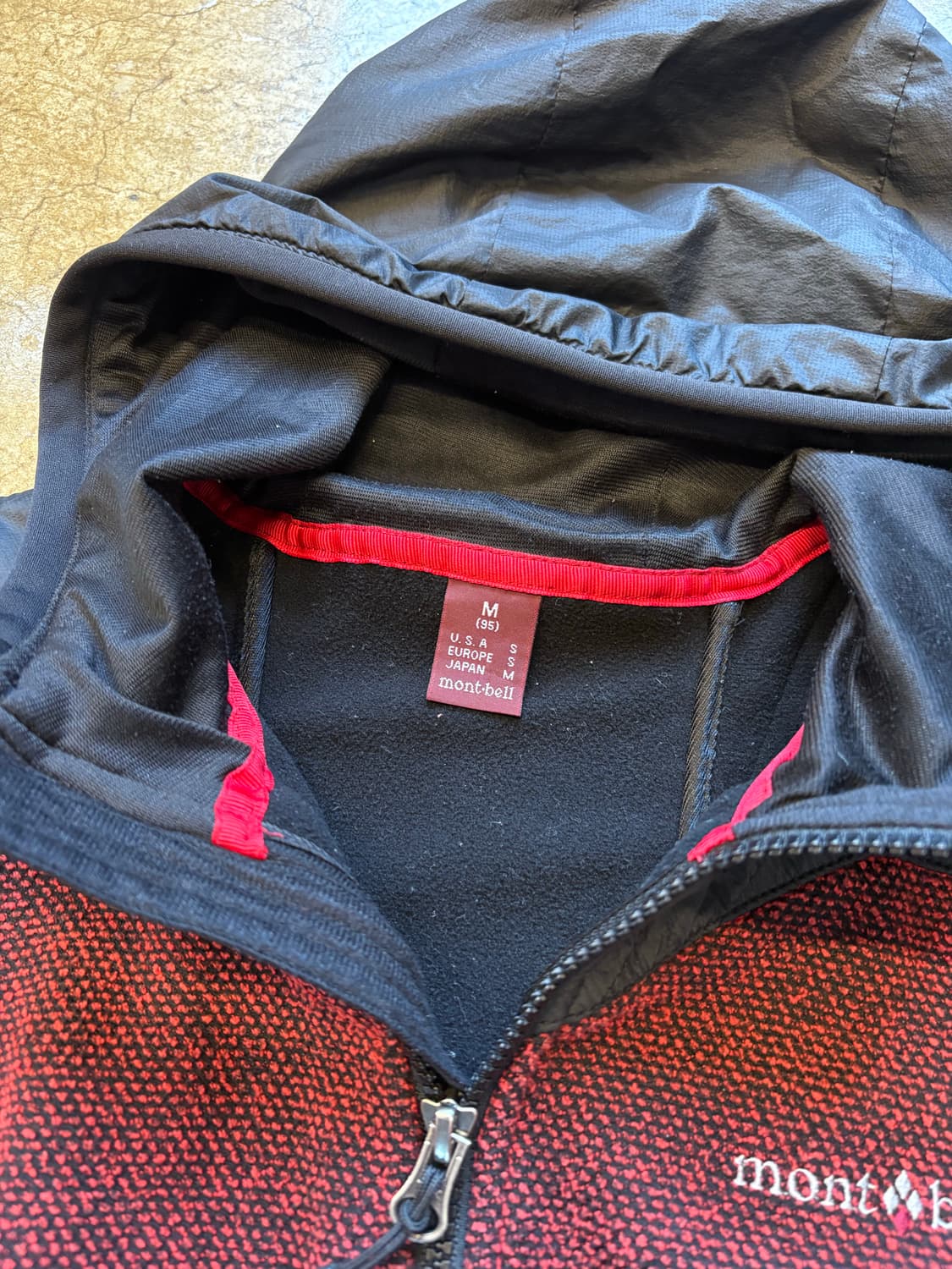 몽벨 montbell 아웃도어 후드집업 상품이미지4