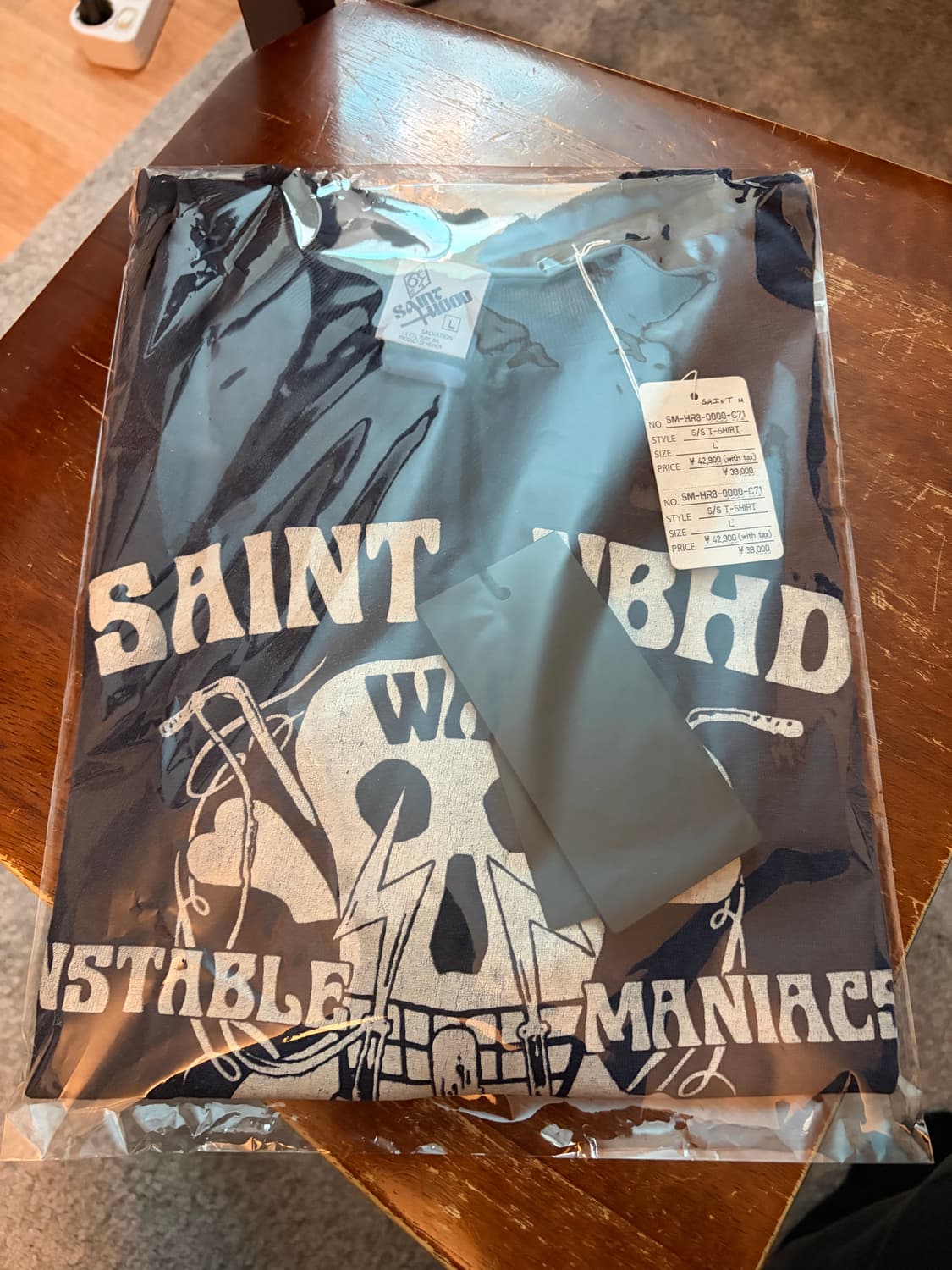 [L]세인트미카엘 x 네이버후드 세인트후드 반팔티셔츠 새상품 상품이미지4