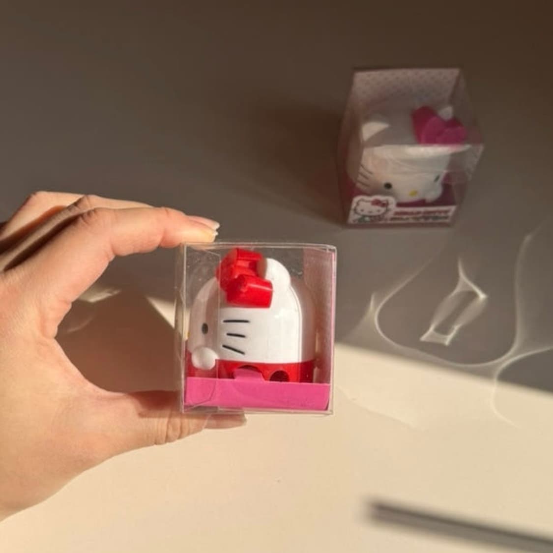 고전키티 연필깎이 레드,핑크 일괄 상품이미지2