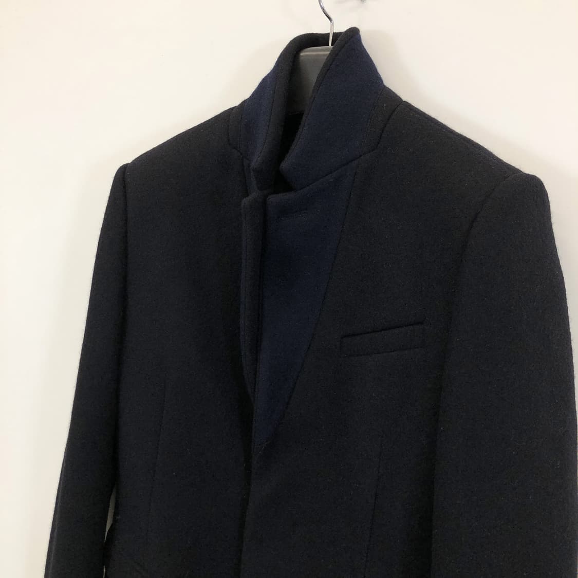 질스튜어트 뉴욕 히든 울 100% 체스터코트 L 슬림핏  상품이미지5