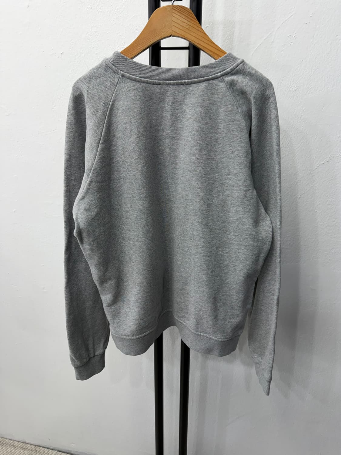 정품) 메종키츠네 여성 폭스 헤드 맨투맨 그레이 M 상품이미지5