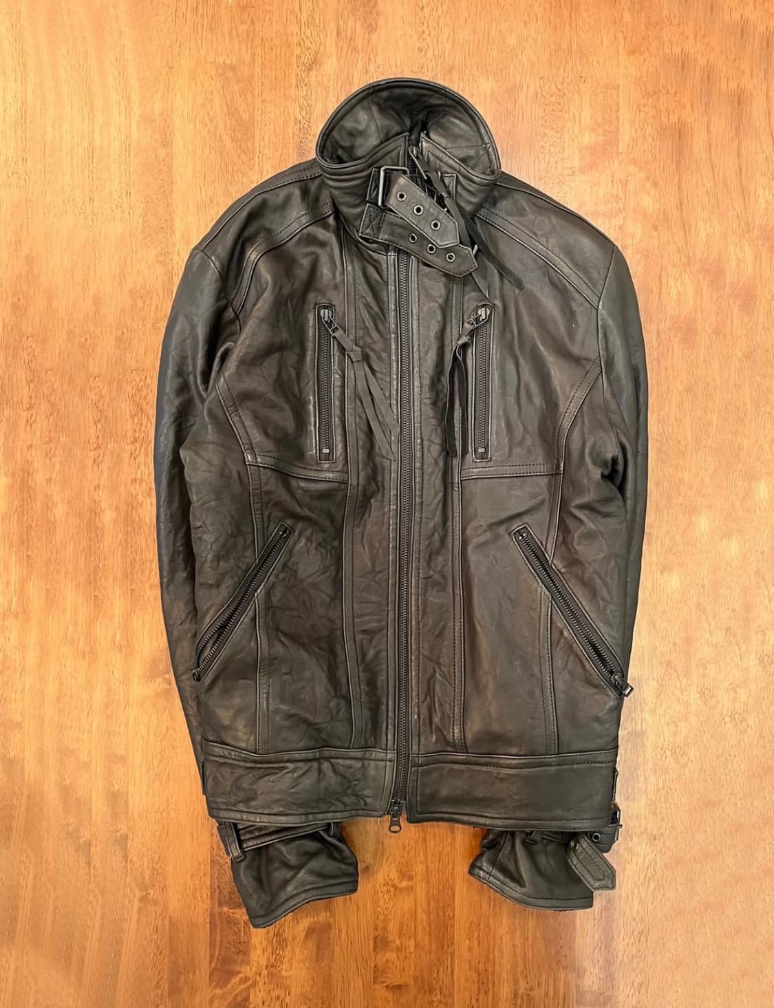 5351 Pour Les Hommes 램스킨 싱글 라이더 재 킷 상품이미지1