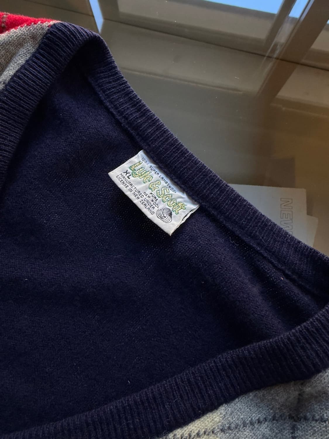 라일앤스콧 스코티쉬 아가일 니트 105 상품이미지8