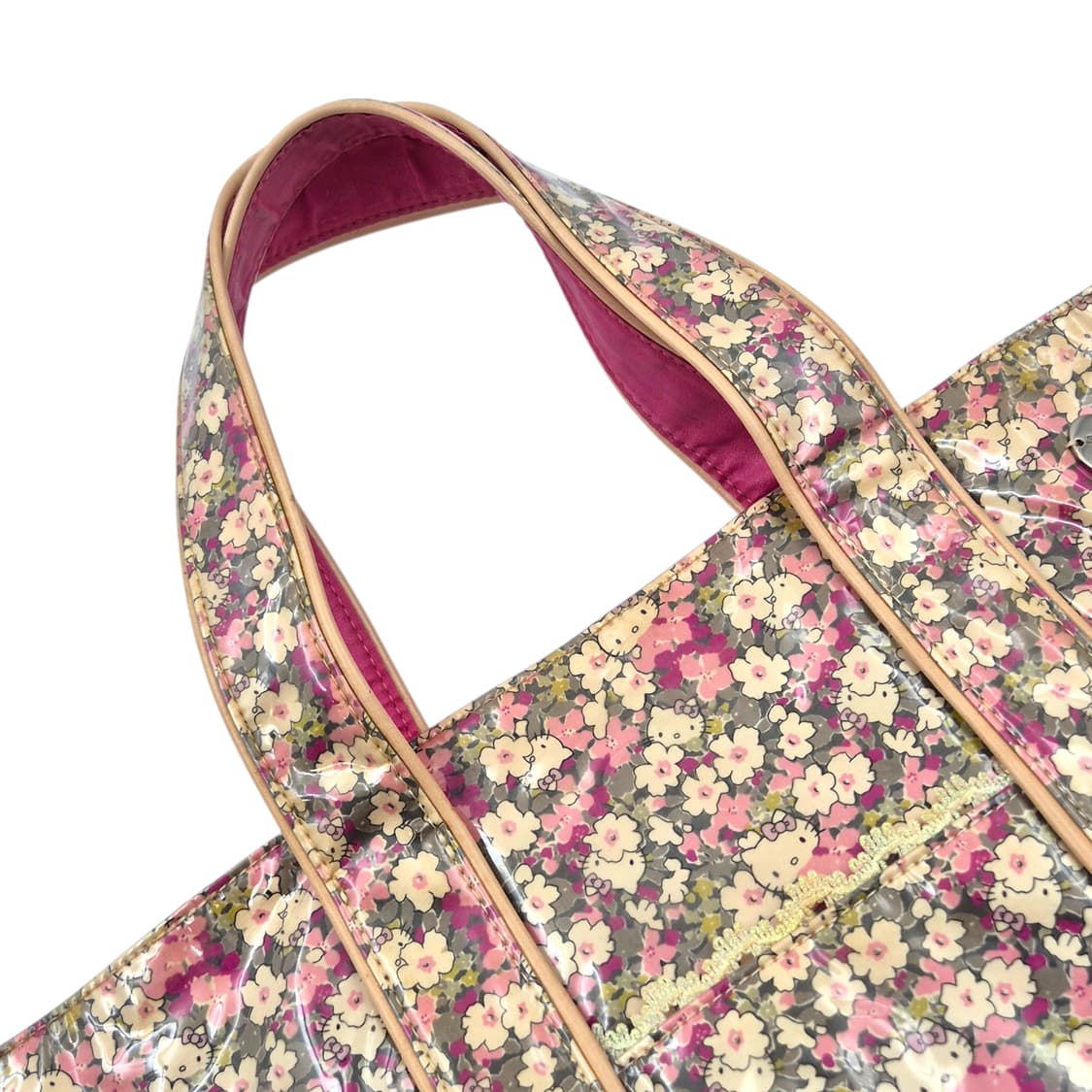10s 키티 사만사타바사 플로랄 pvc 쇼퍼백 상품이미지2