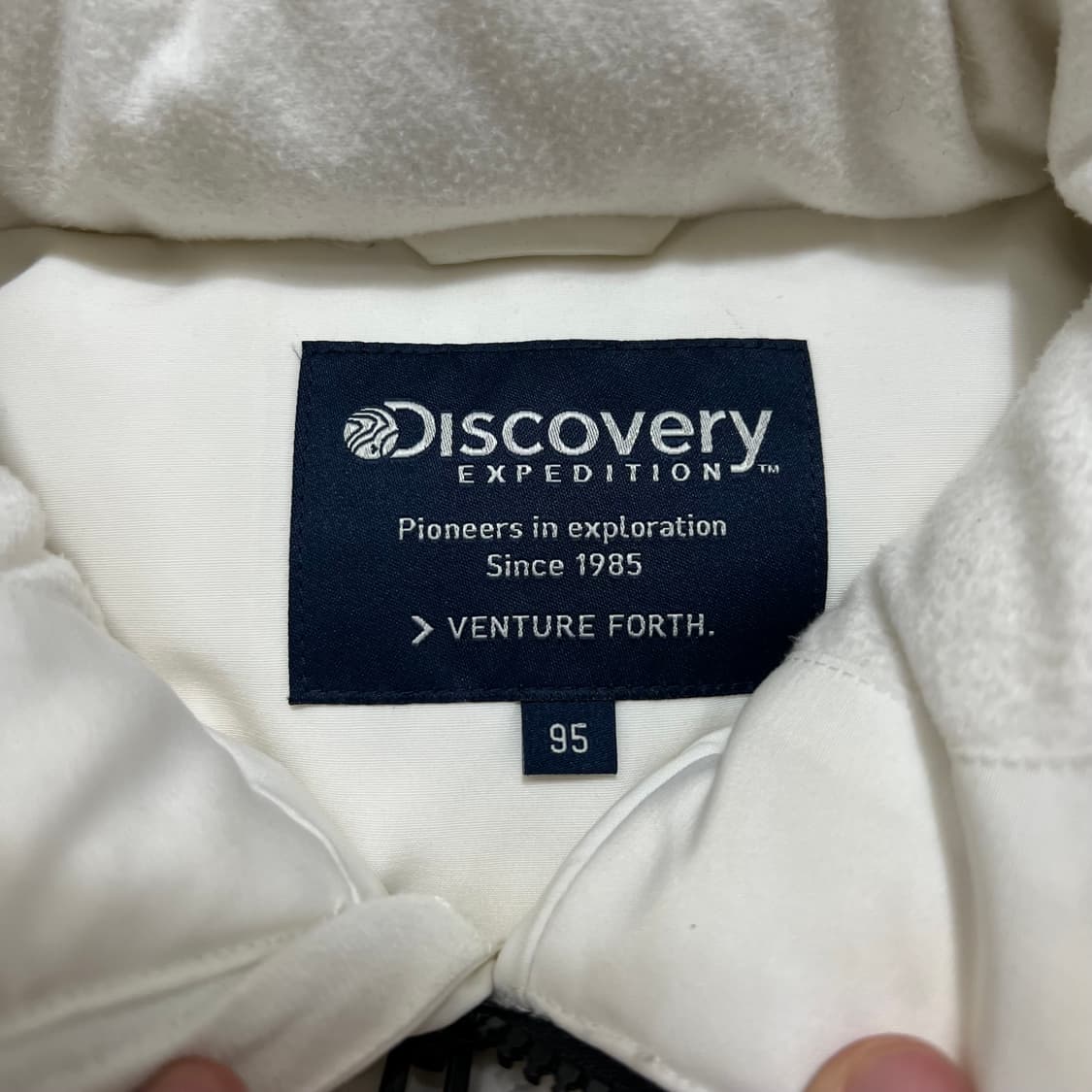 디스커버리 여성 다운 후드 패딩 점퍼 [화이트] M/95 상품이미지5