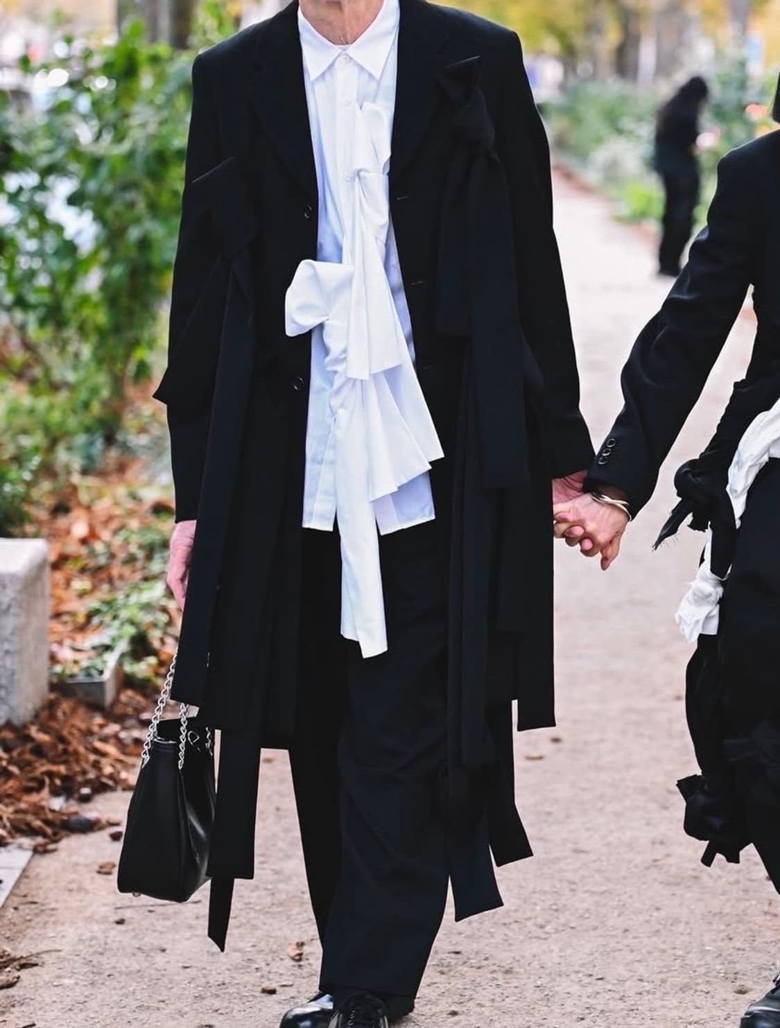 25ss 꼼데가르송 옴므플러스 리본 블라우스 m 상품이미지1