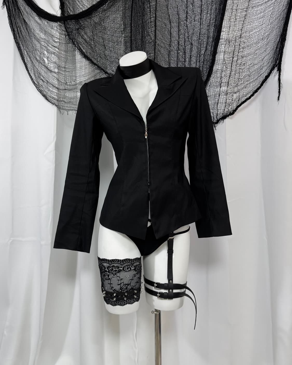 blazer zipper zip up 상품이미지1