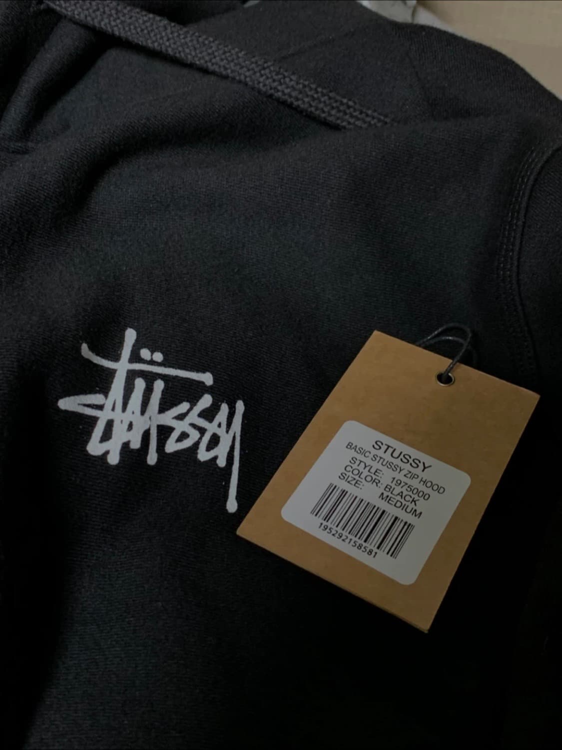 (병행수입 정품) 스투시 기모 후드집업 m 상품이미지2
