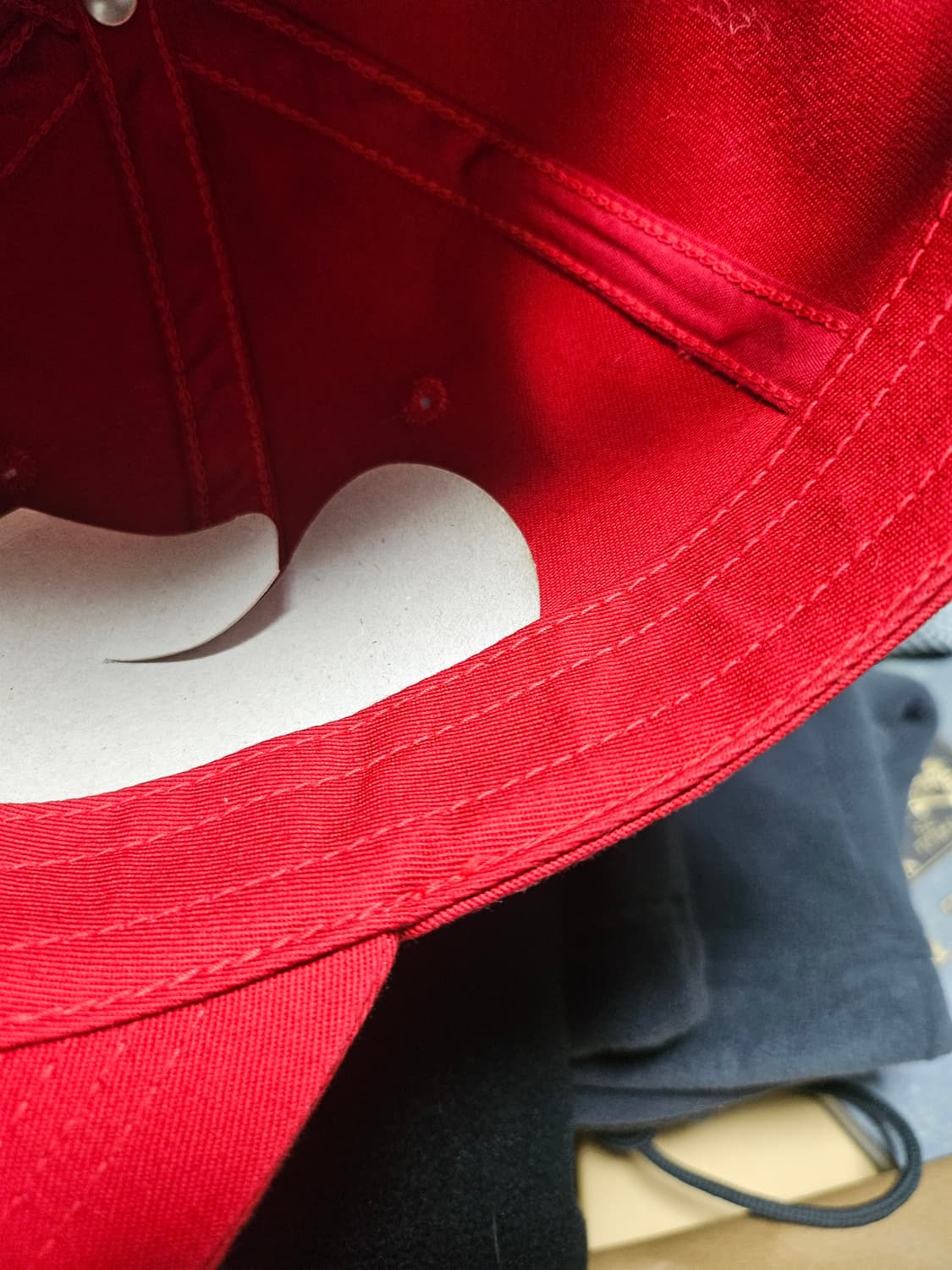 크림발 1회착) 리얼맥코이 볼캡 레드 상품이미지6