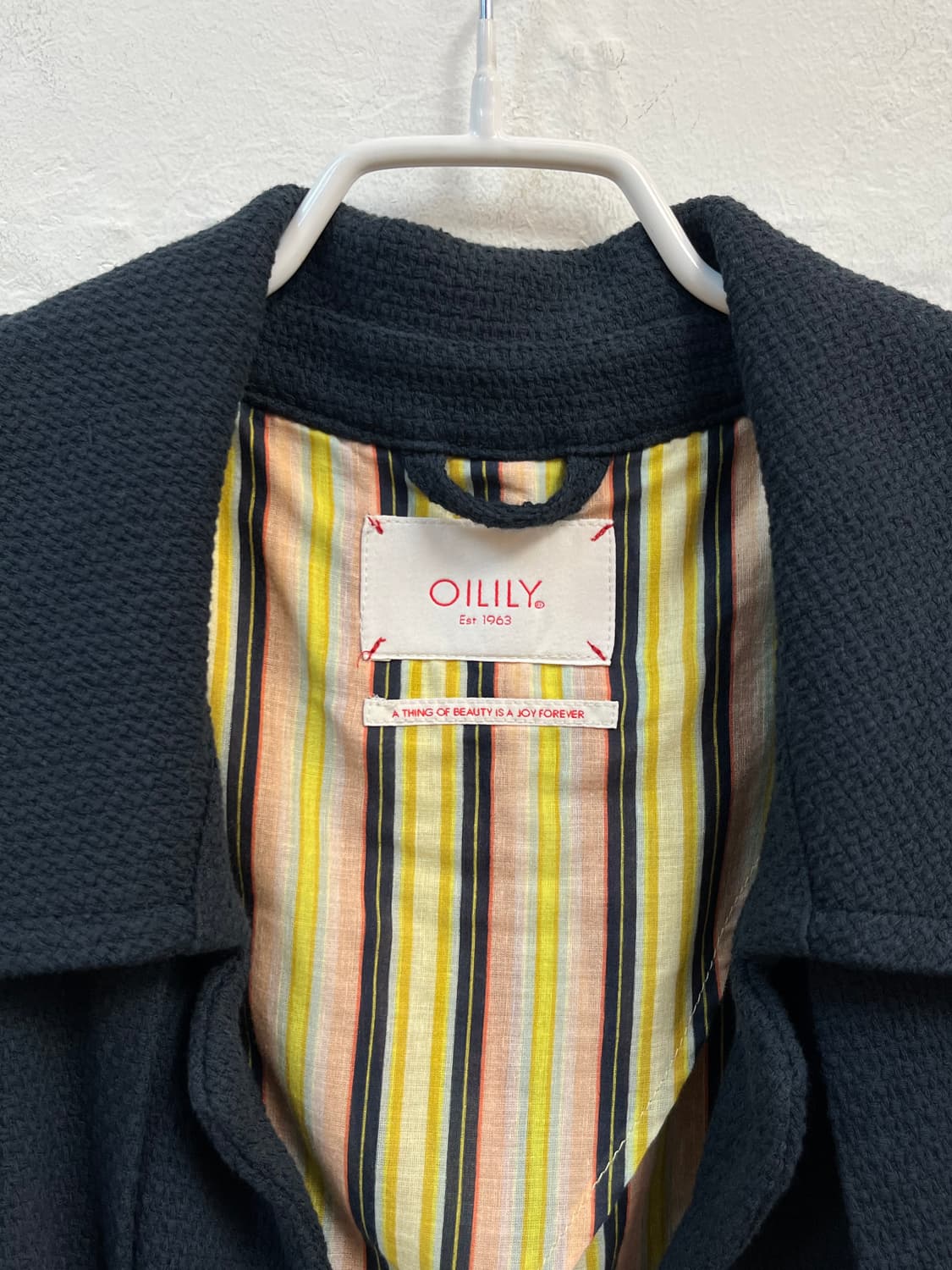Oilily MADE IN ITALY 네이비 롱 코트 M 상품이미지2