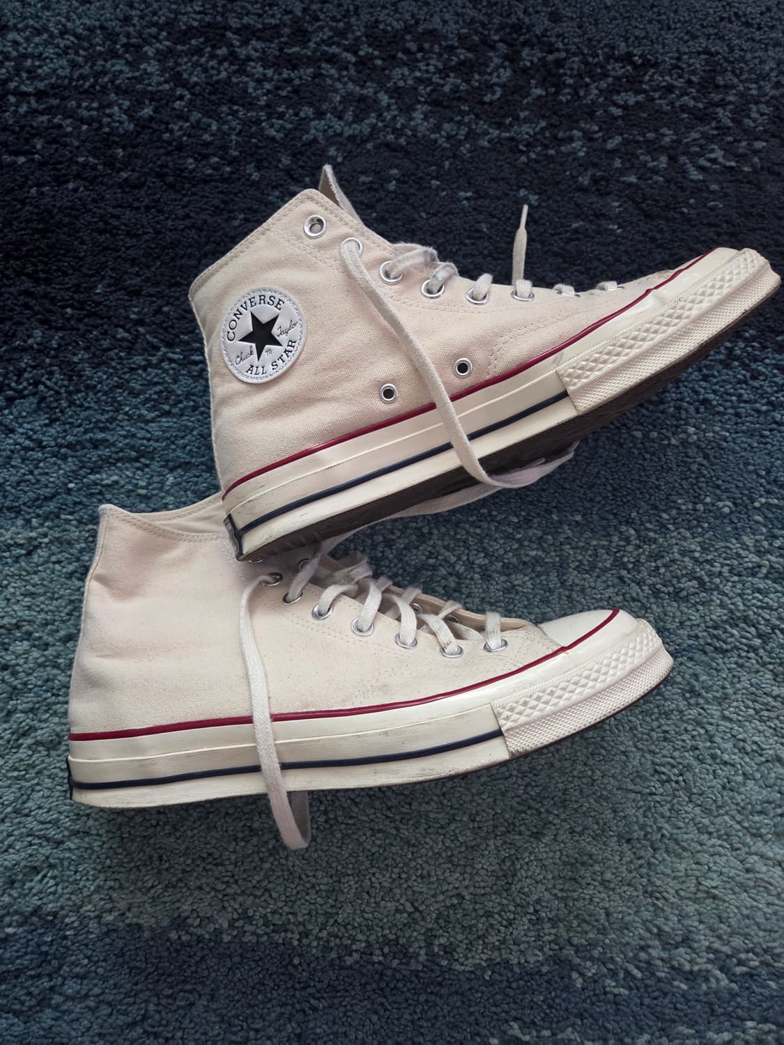 Converse 컨버스 척 70 하이 파치먼트 아이보리 275mm 상품이미지2