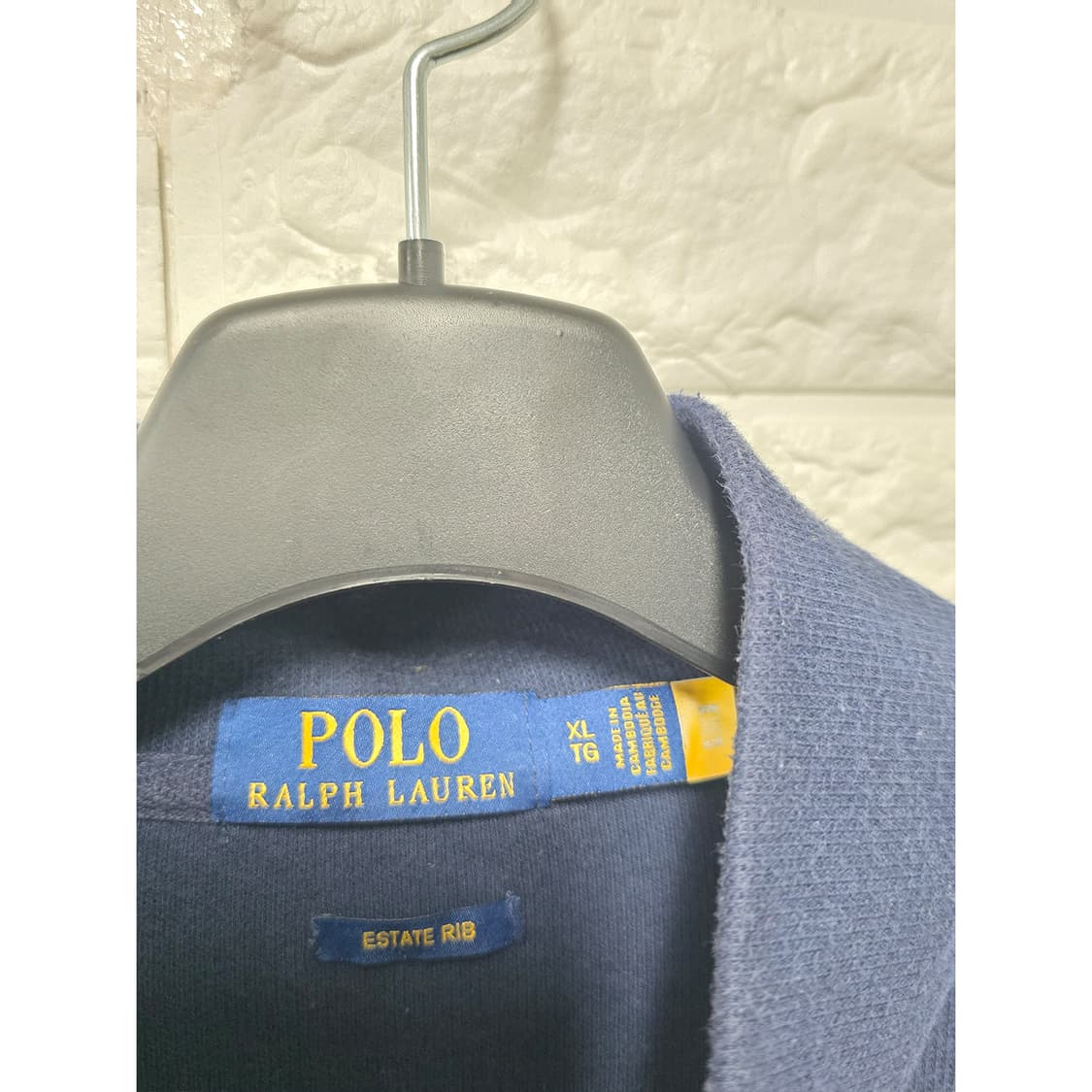 택포) 폴로 랄프로렌 이스테이트 립 하프집업 네이비 XL 상품이미지2