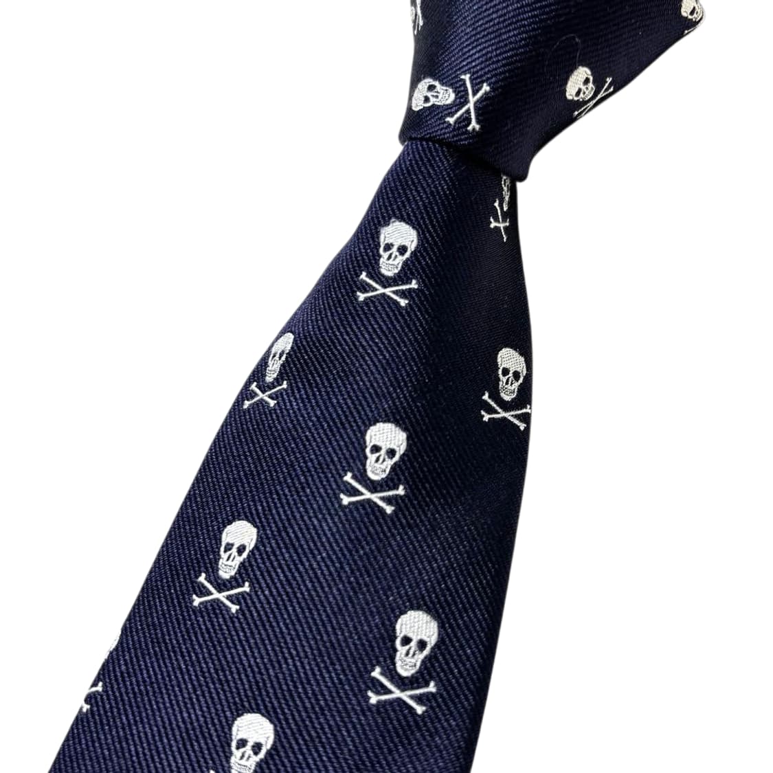 드레익스 바니즈뉴욕 콜라보 스컬패턴 실크 넥타이 상품이미지1