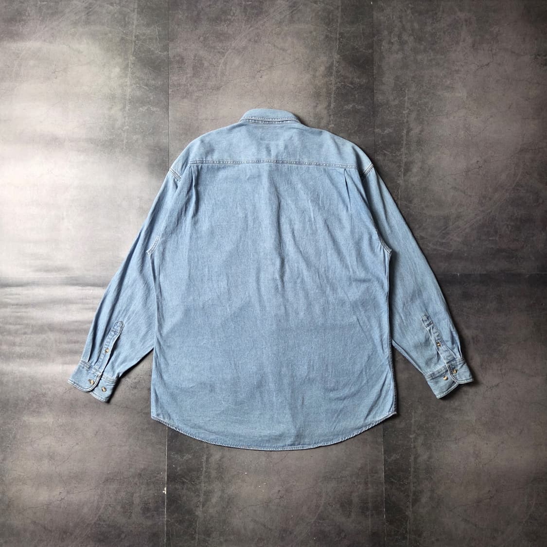 TEXX 빈티지 버튼다운칼라 코튼 데님 셔츠 A00649 상품이미지7