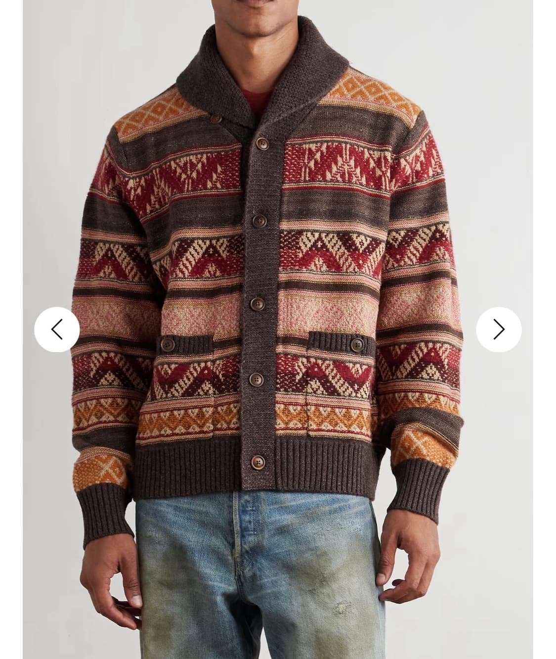 더블알엘 RRL 25fw 명작 가디건 XL 완판모델 상품이미지3