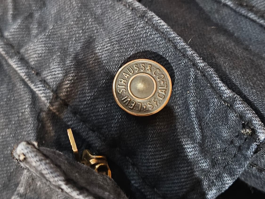 LEVI'S 513 블랙 데님 팬츠 상품이미지7