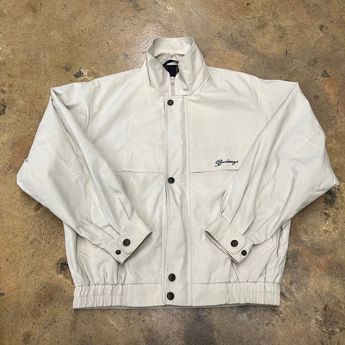 [정품/M] 버버리 아이보리 자켓 점퍼 b18 상품이미지2