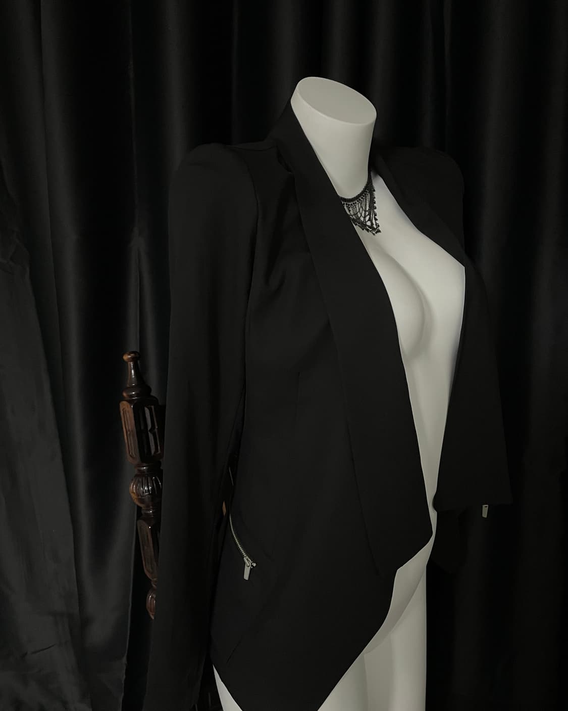 GGPX Zip Detail Draping Blazer 상품이미지2