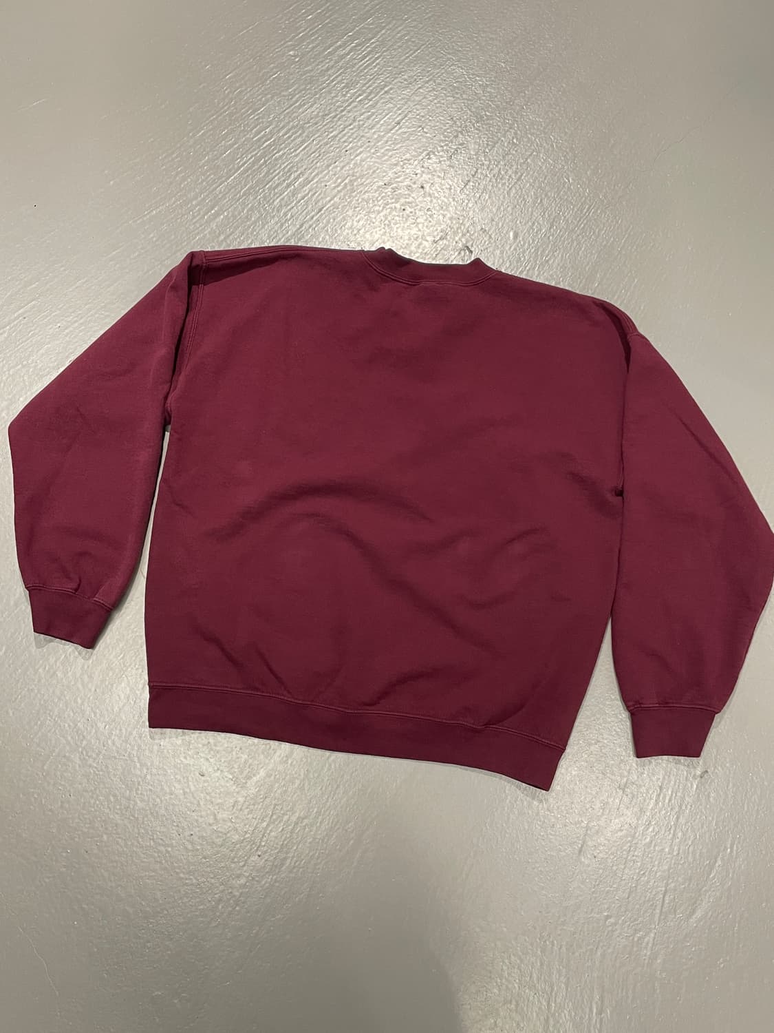 빈티지 맨투맨 티셔츠 (버건디)   상품이미지10