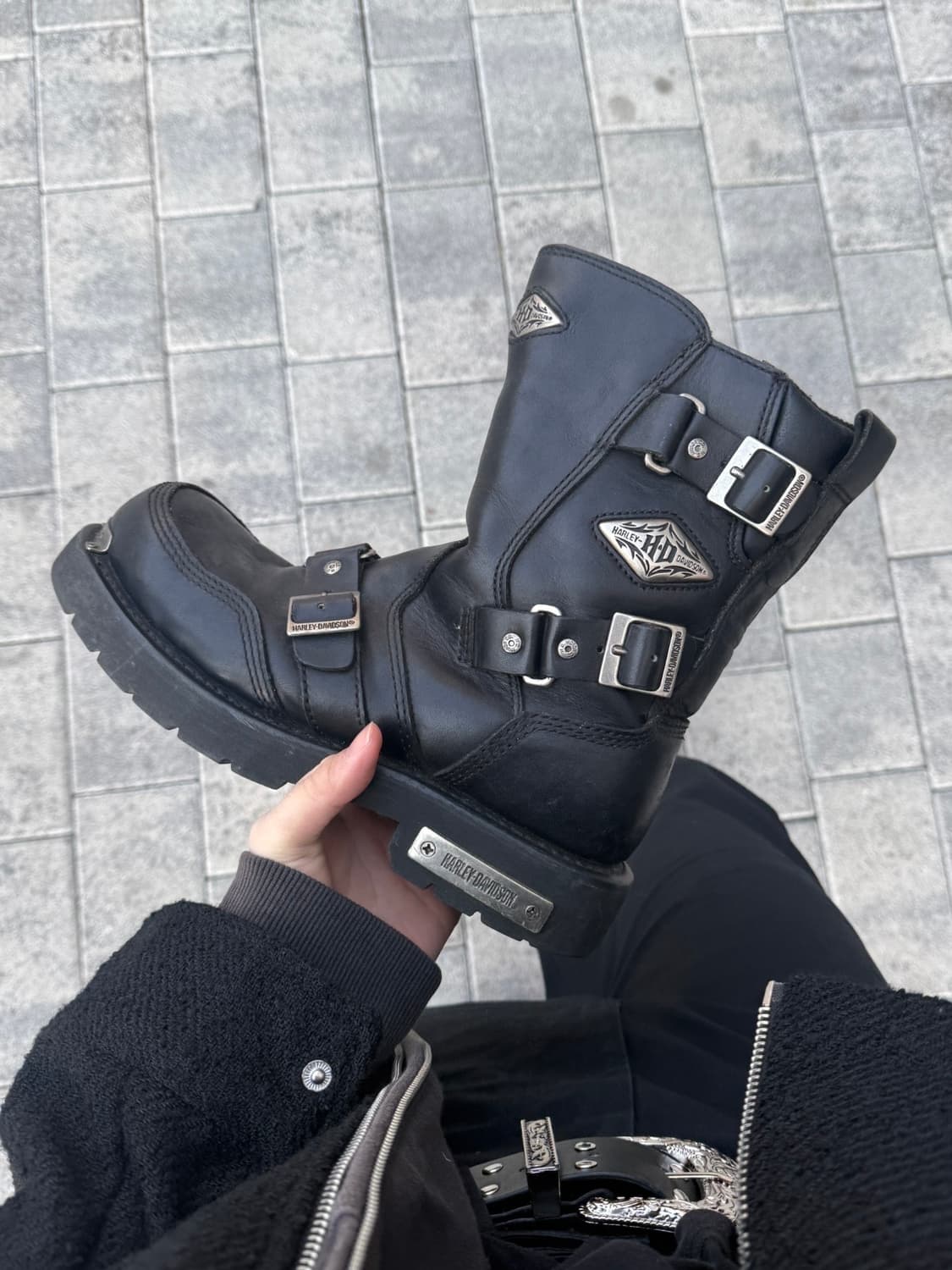 할리데이비슨 버클 스트랩 부츠 상품이미지1
