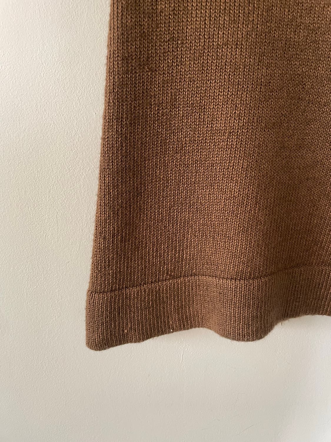 vintage wool blended short sleeve knit 상품이미지5