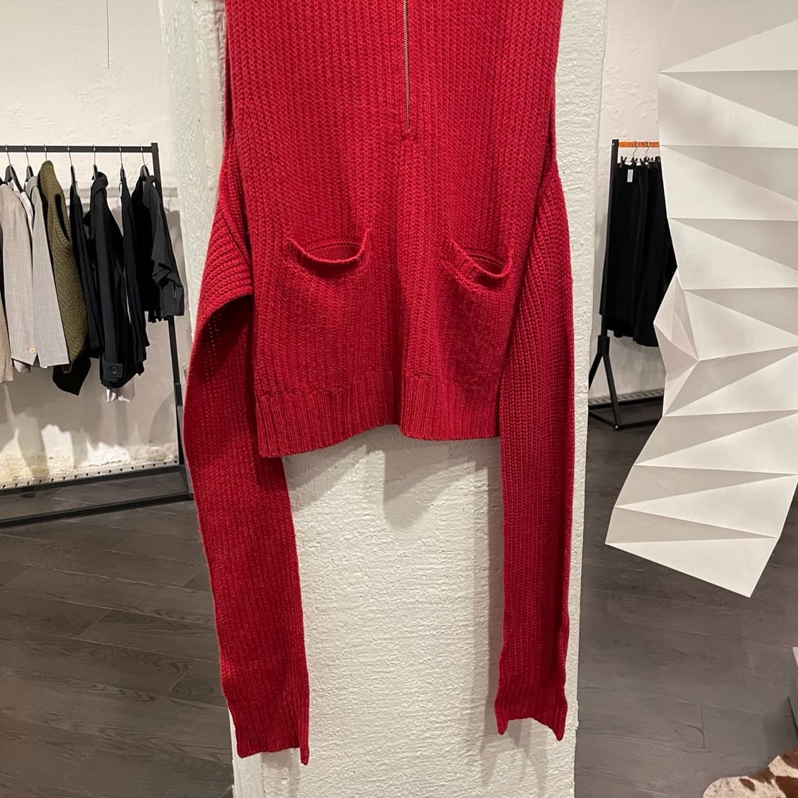 베드 j.w 포드 21aw 벨티드 니트 베스트 상품이미지2