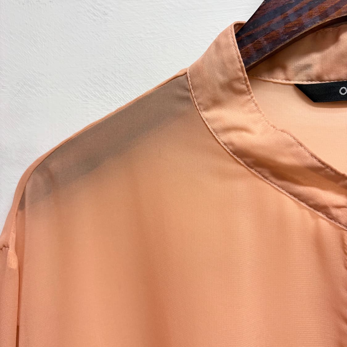 도쿄 OFALO 셔링 시스루 페어리 블라우스 L JPN 상품이미지5