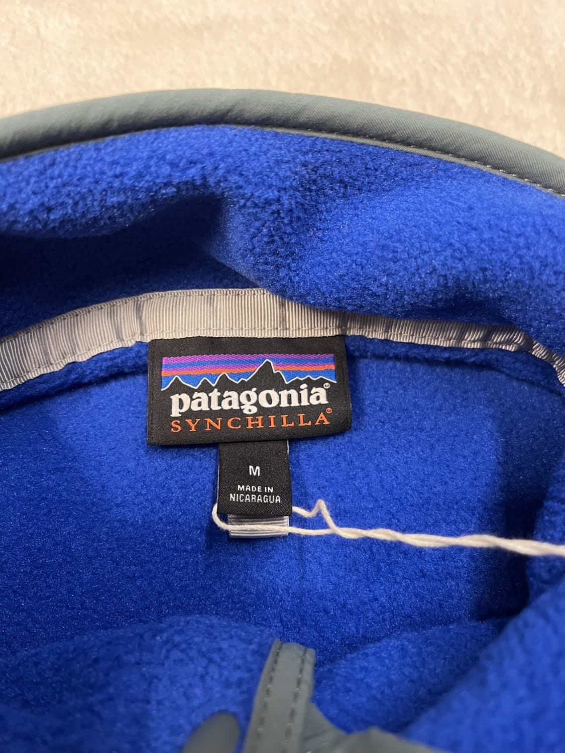 23FW 파타고니아 신칠라 스냅-T 블루/레드/그레이 상품이미지5