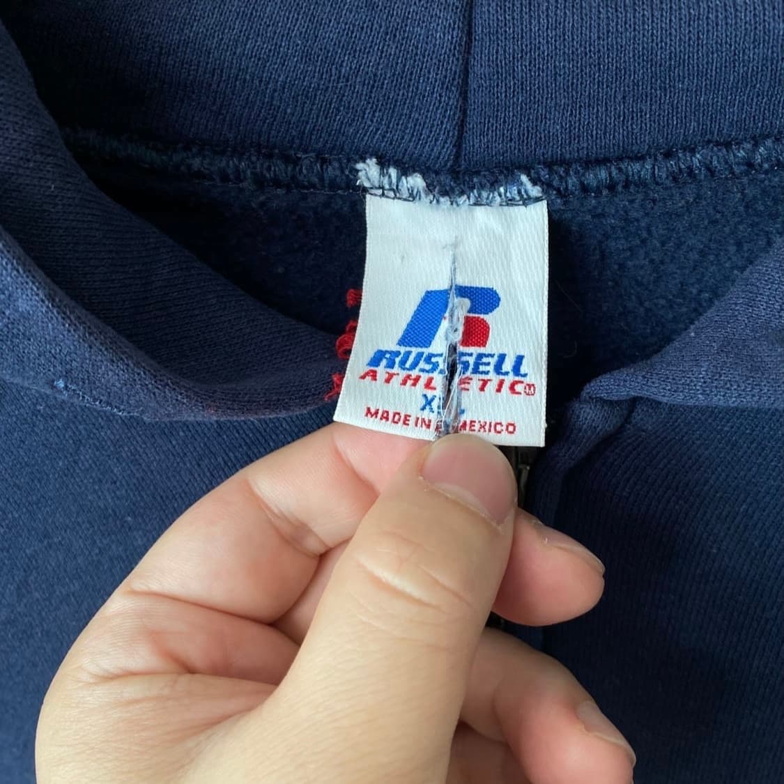 러셀 애슬레틱 후드집업 네이비 상품이미지3