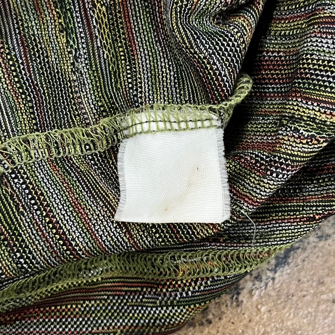 [정품] 미쏘니 반팔 티셔츠 패턴 그린 b15 상품이미지5