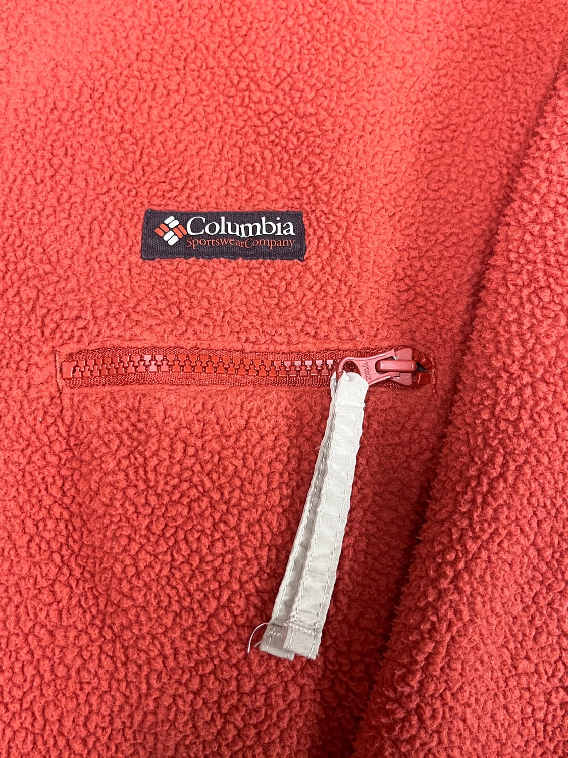 [XL] 컬럼비아 오렌지 후리스 자켓 상품이미지4