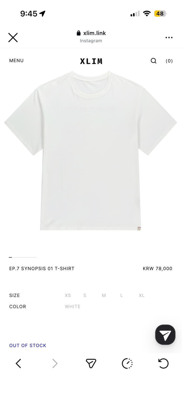 Xlim EP.7 SYNOPSIS 01 T-SHIRT 상품이미지6