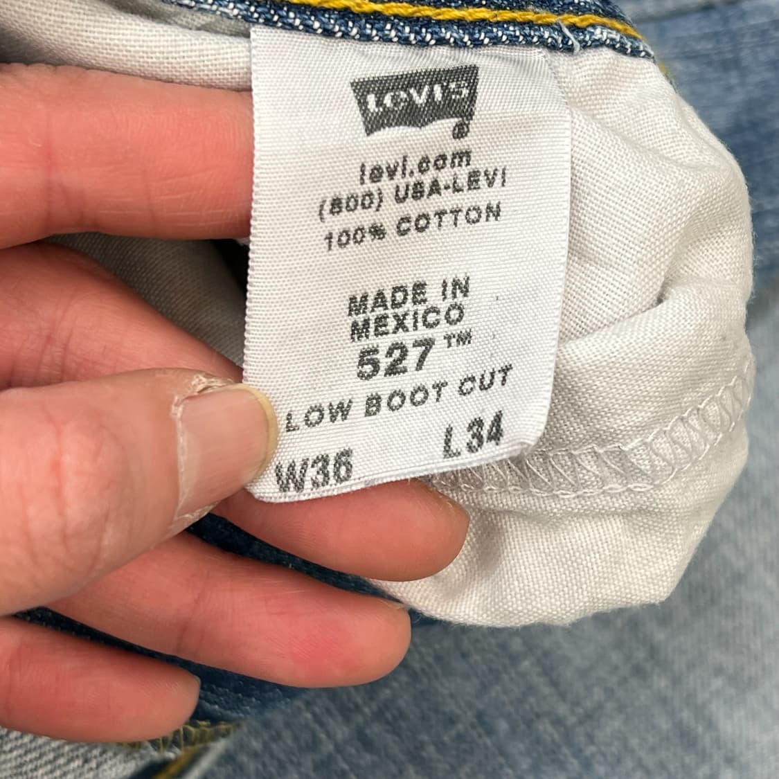 리바이스 527 데님팬츠 r2068 상품이미지5