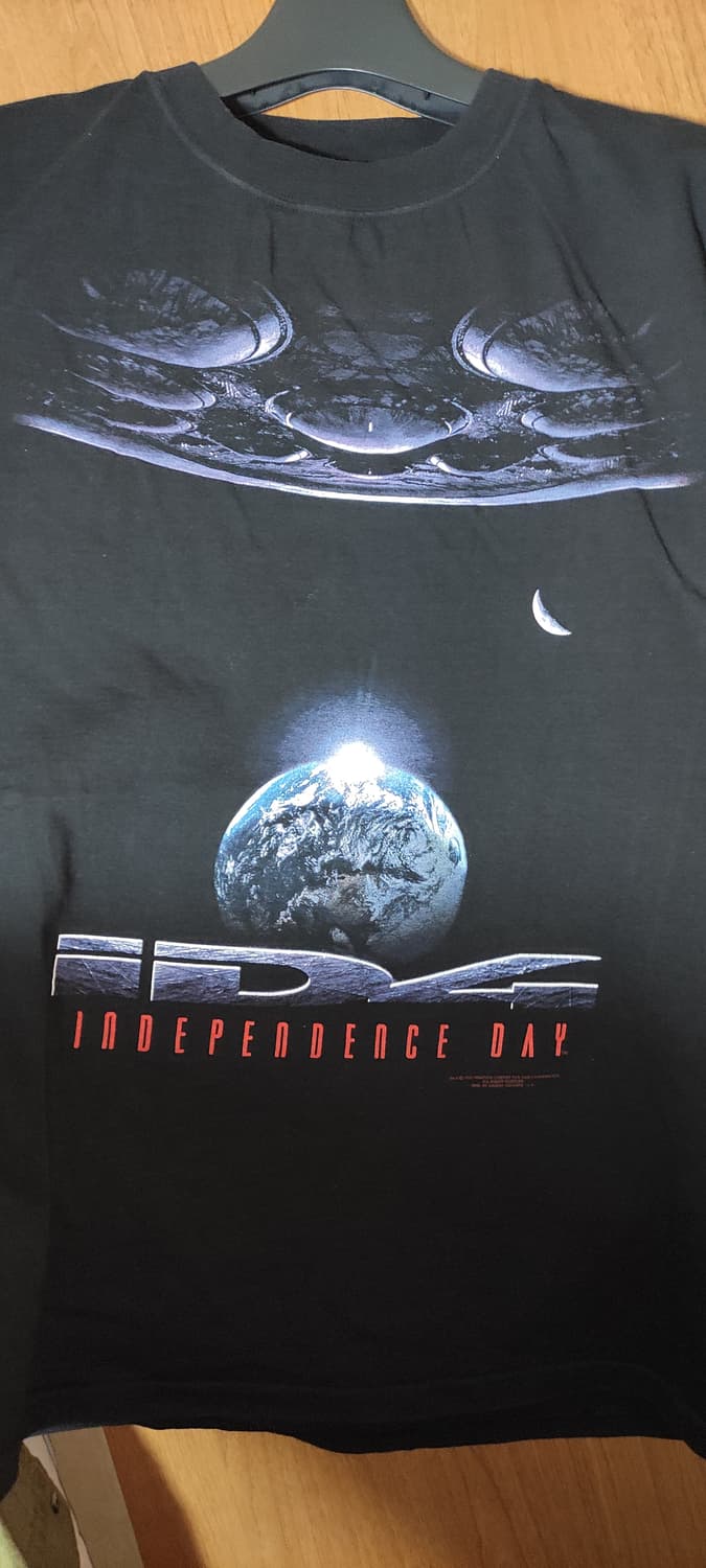 90s 인디펜던스 데이 무비 티셔츠 XL 상품이미지4