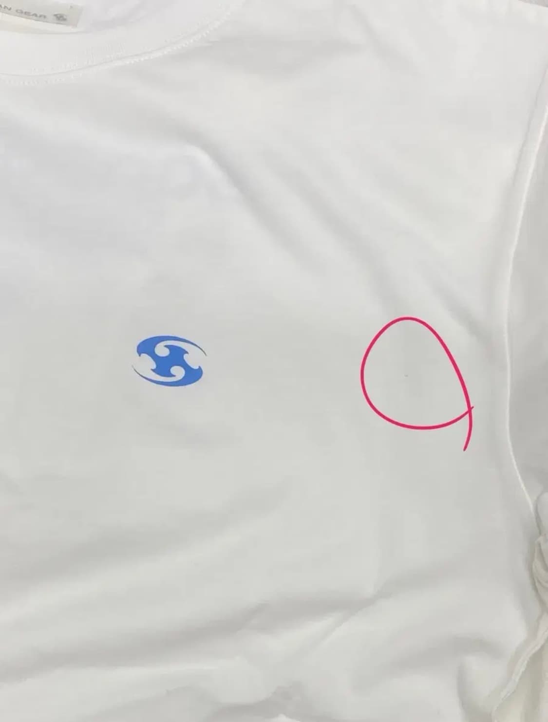 23ss 산산기어 로고 반팔 티셔츠 오프 화이트 2사이즈 상품이미지3