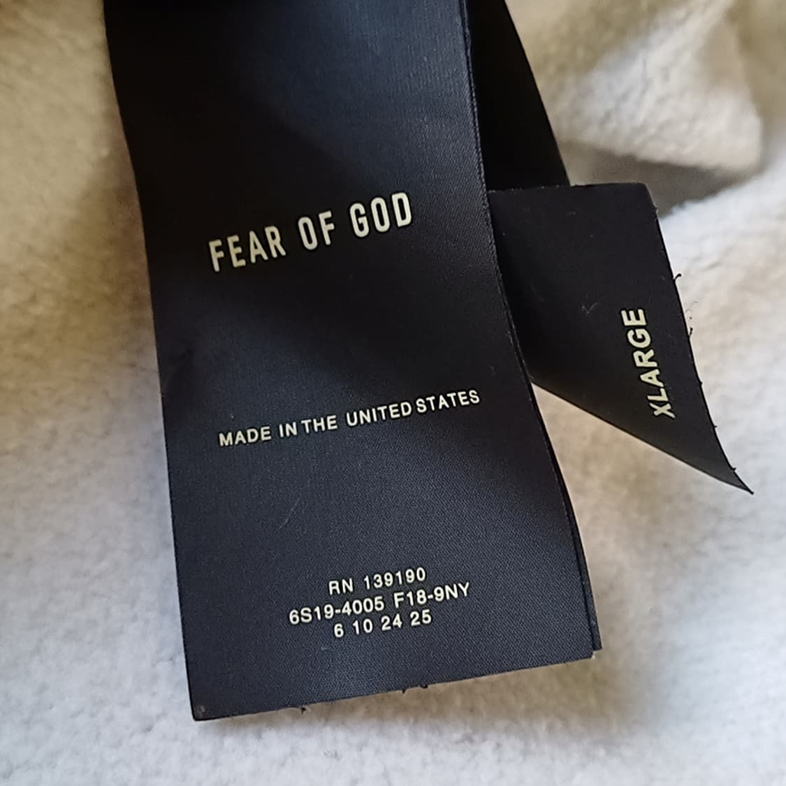 정품 피어오브갓 식스컬렉션 기모 맨투맨 XL 2XL 사랑봉봉 상품이미지6