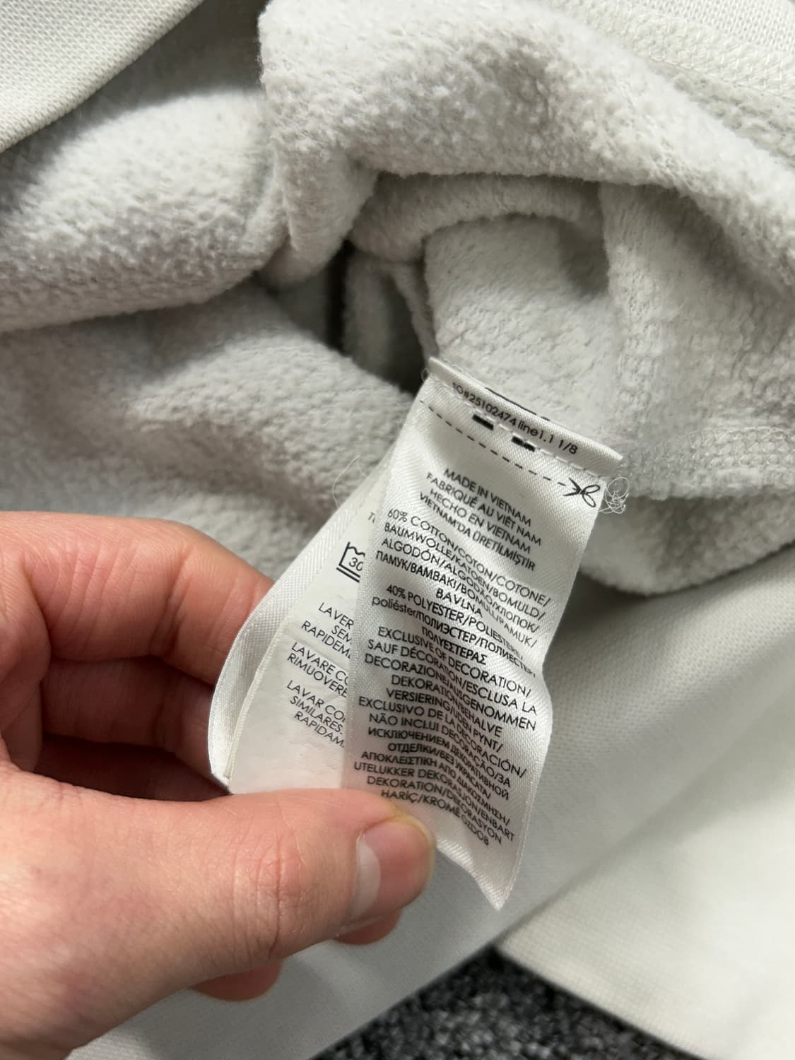 폴로 랄프로렌 포니 로고 화이트 후드티 XL  상품이미지10