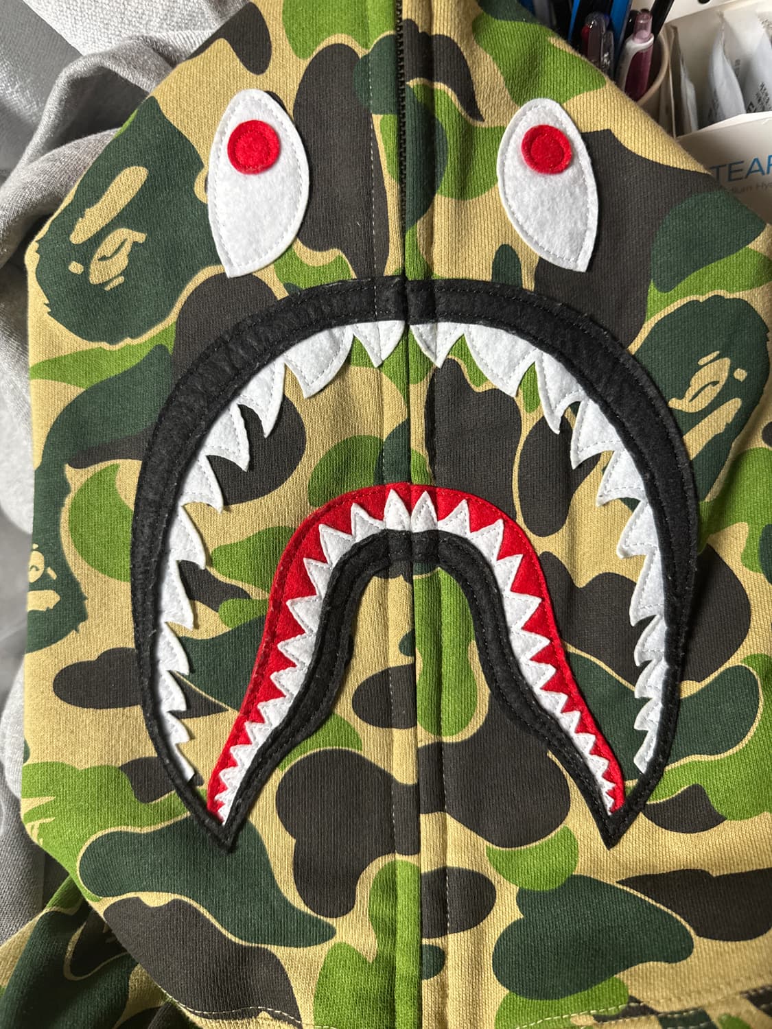 베이프 후드집업 녹계 급처!!! 상품이미지1